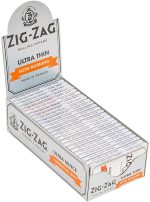 zig zag 1 1/4 ultra thin rolling papers 50 silver