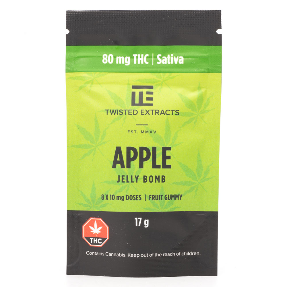 Twisted-Extracts-Apple-Jelly-Bomb-THC-80MG-Sativa