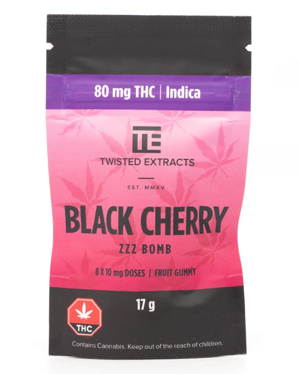 Twisted-Extracts-Black-Cherry-ZZZ-Bomb-THC-80MG-Indica