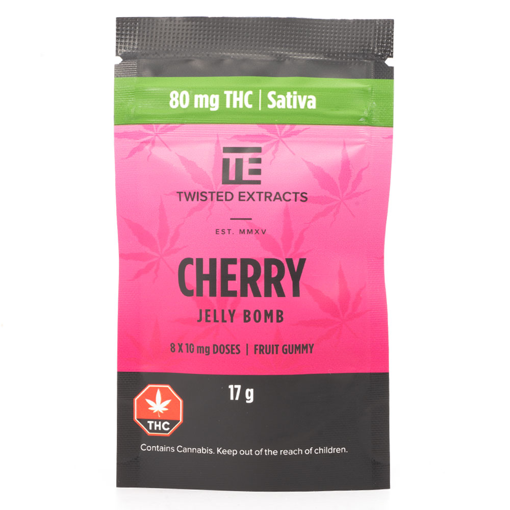 Twisted-Extracts-Cherry-Jelly-Bomb-THC-80MG-Sativa