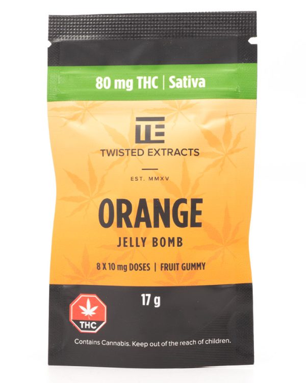 Twisted-Extracts-Orange-Jelly-Bomb-THC-80MG-Sativa
