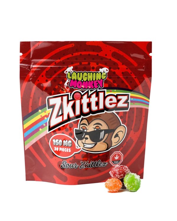 BUY-ONLINE-DISPENSARY-CHRONIC-FARMS-LAUGHING-MONKEY-SOUR-ZKITTLEZ-150MG