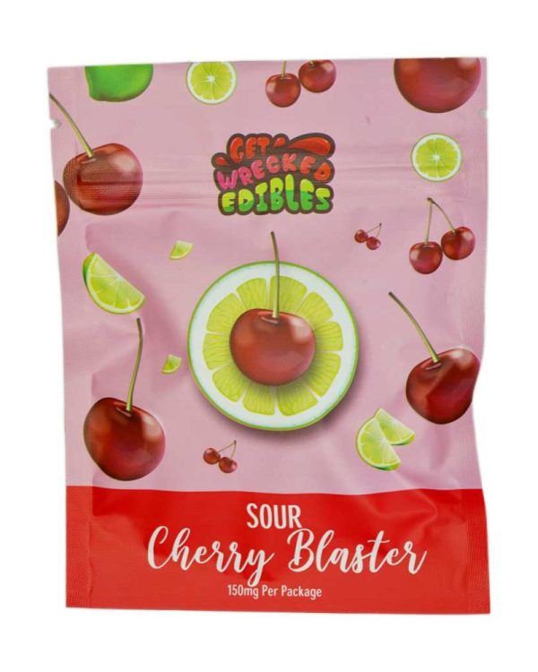 buy-online-dispensary-chronic-farms-get-wrecked-edibles-sour-cherry-blaster-150mg