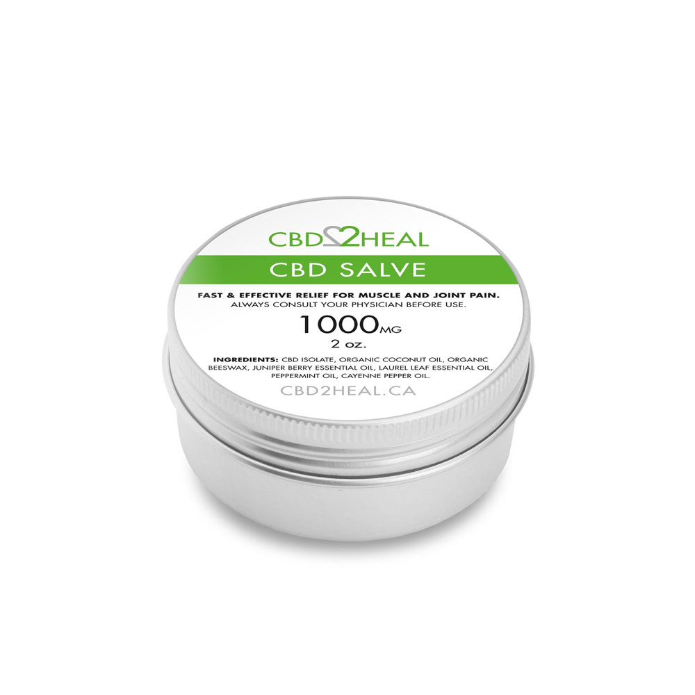 cbd2heal 1000mg healing salve cream