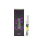 Granddaddy Purple So High Premium Syringes Distillates concentrate for sale online from Chronic Farms weed store and online dispensary for mail order marijuana, dab pen, weed pen, and edibles online.