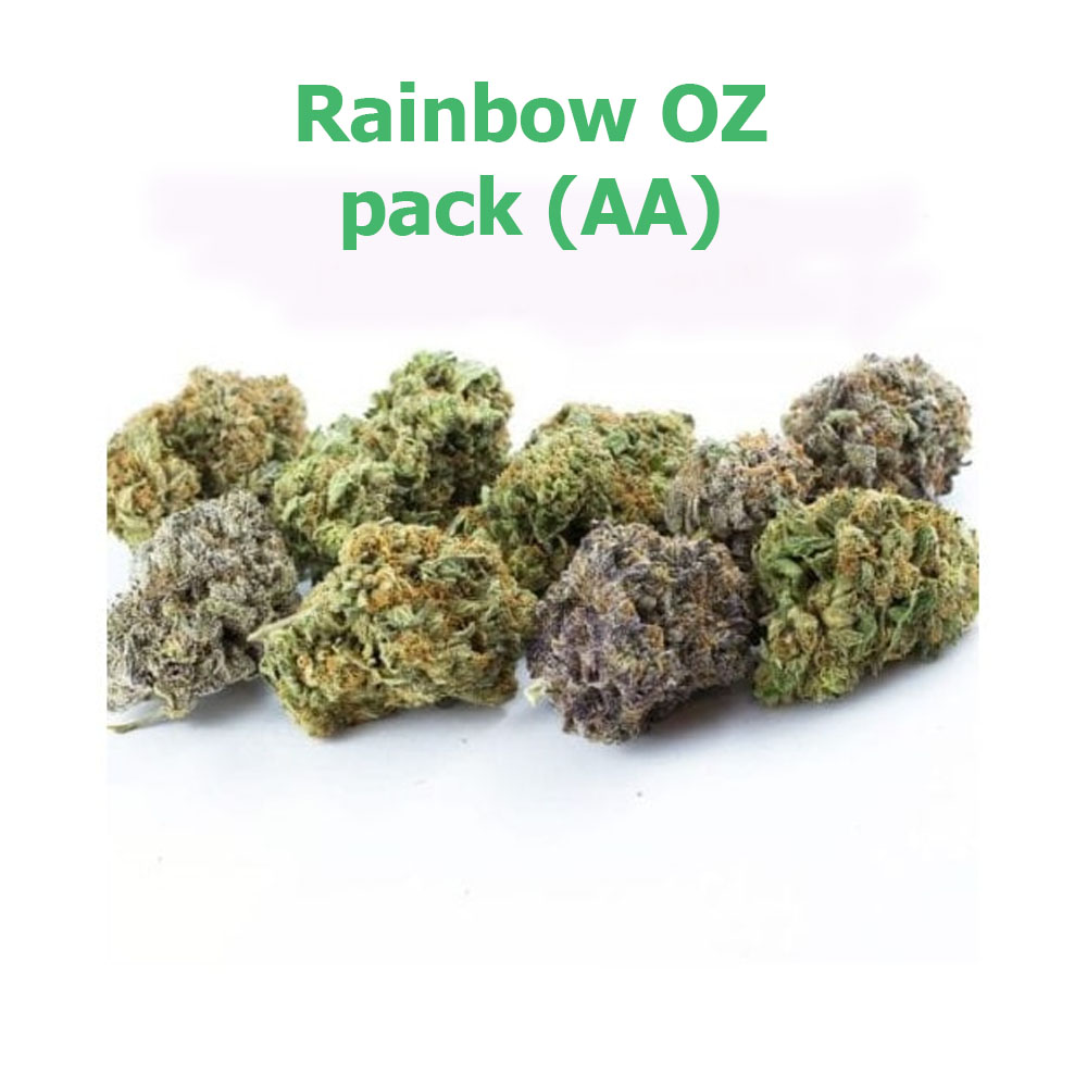 Rainbow Pack AA weed online Canada for sale online at Chronic Farms weed dispensary and mail order marijuana pot shop for BC cannabis, Alberta Cannabis, dab pen, shatter, and weed vapes.