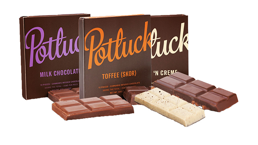 Chocolate bars by potluck