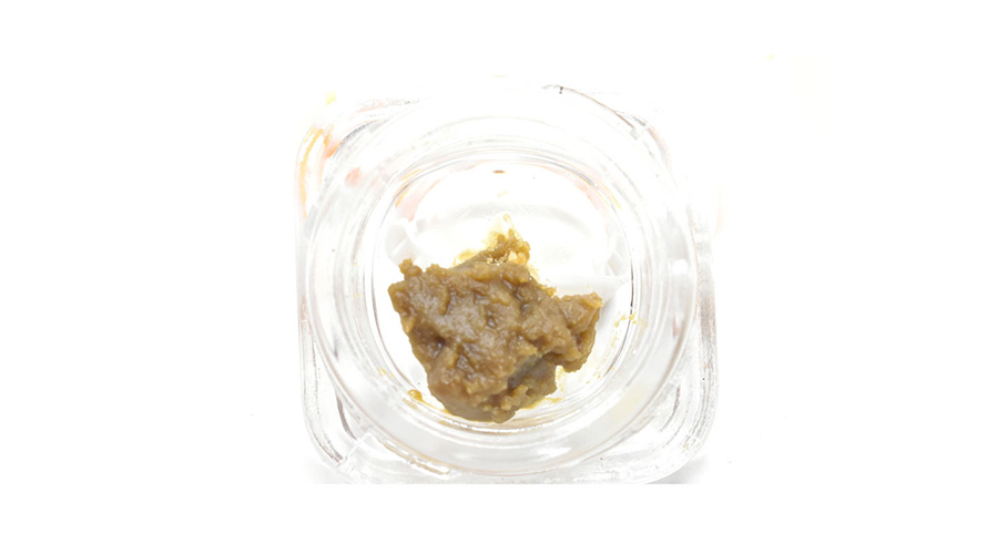 budder weed concentrate in a glass bowl ready for dabbing and purchased in Canada from an online dispensary for shatter, concentrates, and dab pens.