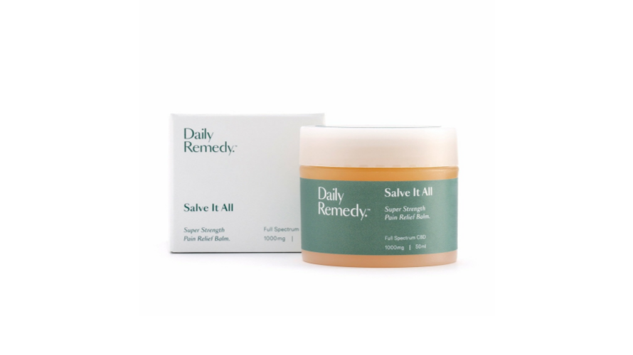 If you are struggling with muscle, nerve, or joint pain, you need to grab some Daily Remedy – Salve it All 1000mg CBD. 