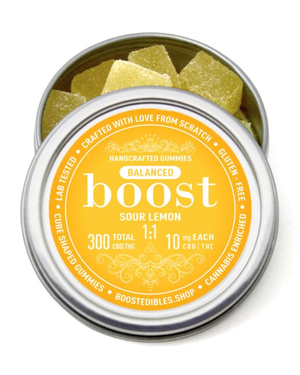 BUY-BOOSTEDIBLES-1:1-SOURLEMON-300-AT-CHRONICFARMS.CC-ONLINE-WEED-DISPENSARY