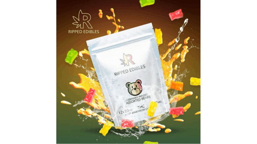 The Ripped Edibles – Assorted Gummy Bears (240mg THC) is another fantastic option for consumers who want higher levels of the psychoactive compound. 