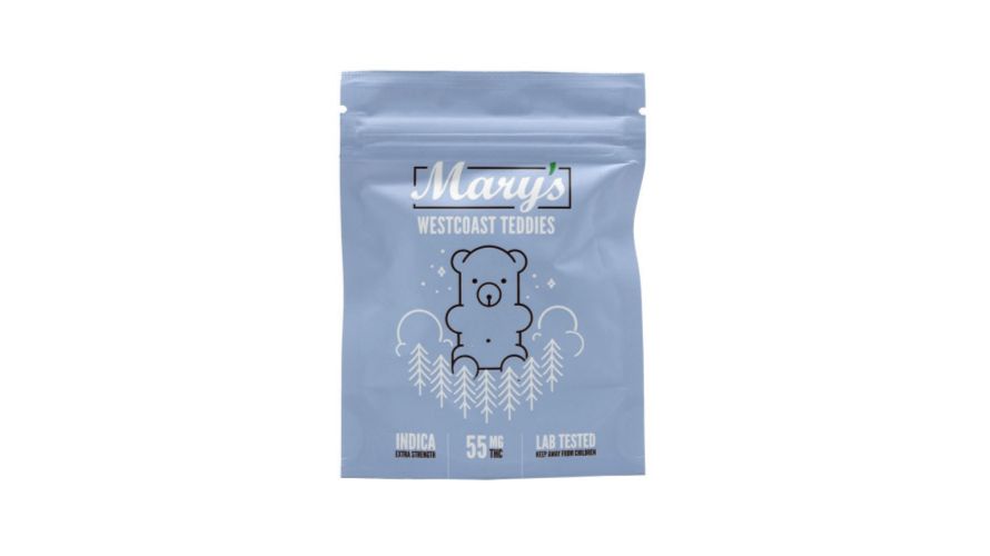 The Mary’s Medibles – Indica Westcoast Teddies – 55mg will kick your anxiety and stress to the curb. Since it features extra-strong Indica, you will end up hopelessly sedated and lulled to sleep. 