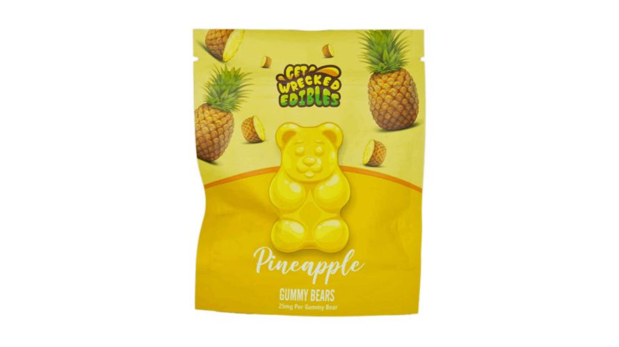 Enjoy the Amazing taste of ChronicFarms Pineapple Gummy bears with friends. 