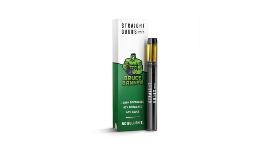 If you prefer to consume your weed by vaping rather than smoking or eating it, you should try this disposable vaping cart from Straight Goods. 