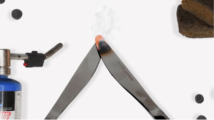 All you really need to know is this: take two hot knives; place some hash in between them; the hash instantly starts heating up; inhale the smoke that comes off it. 