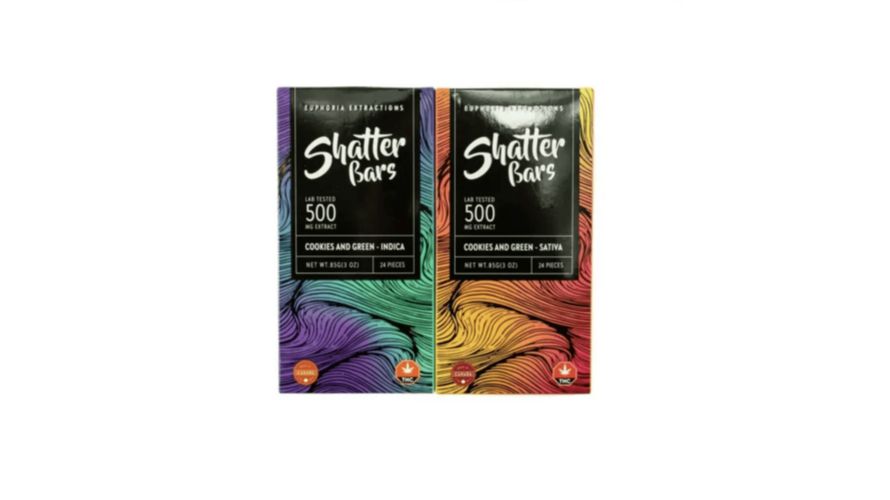 Enjoy the impeccable high and delicious taste of our Euphoria Extractions - Shatter bar. 