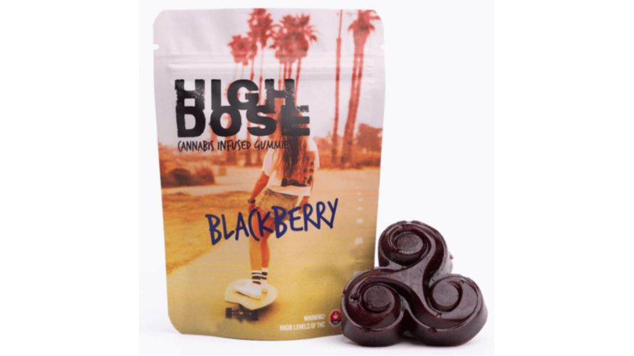New weed edibles are in the building! The High Dose – Blackberry 1000mg THC are the complete package: They're delicious, packed with full spectrum THC, and they're addictive. 