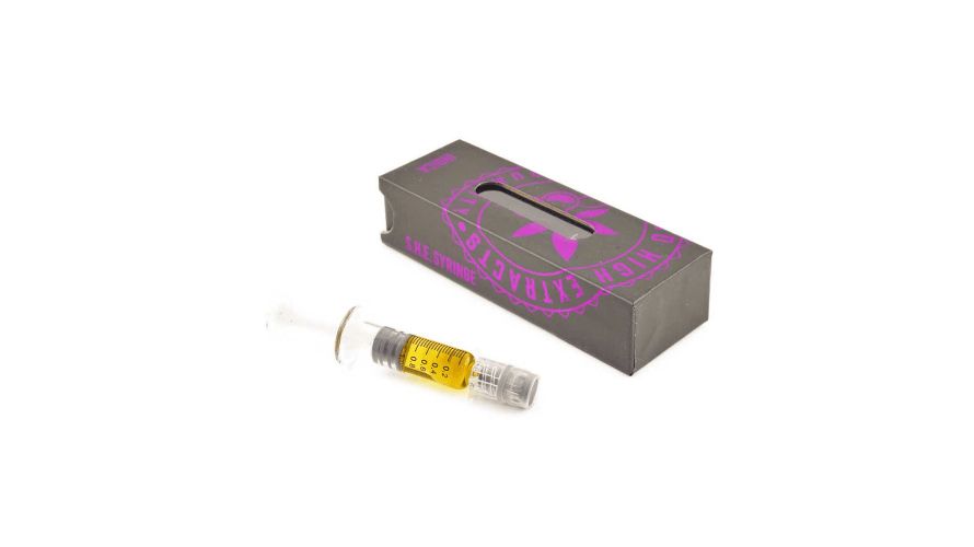 The Gorilla Glue Syringe DIstillate packs a wholesome 95% THC content.