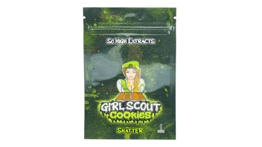 If you are looking for a cannabis concentrate that will launch you to euphoria's top floor while relaxing your whole body, order this Girl Scout Cookies shatter from So High Extracts at our online weed dispensary today.