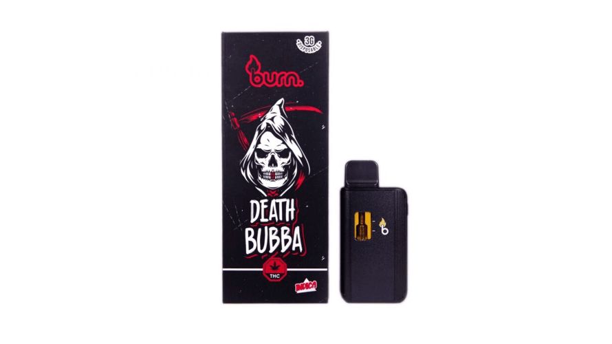 Enjoy a discreet cannabis experience with Burn Extracts – Death Bubba 3ML Mega-Sized Disposable Pen. With 25 years in the industry, expect a top-notch smoking experience from a trusted source.