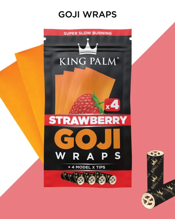 King Palm Goji Wraps - Strawberry