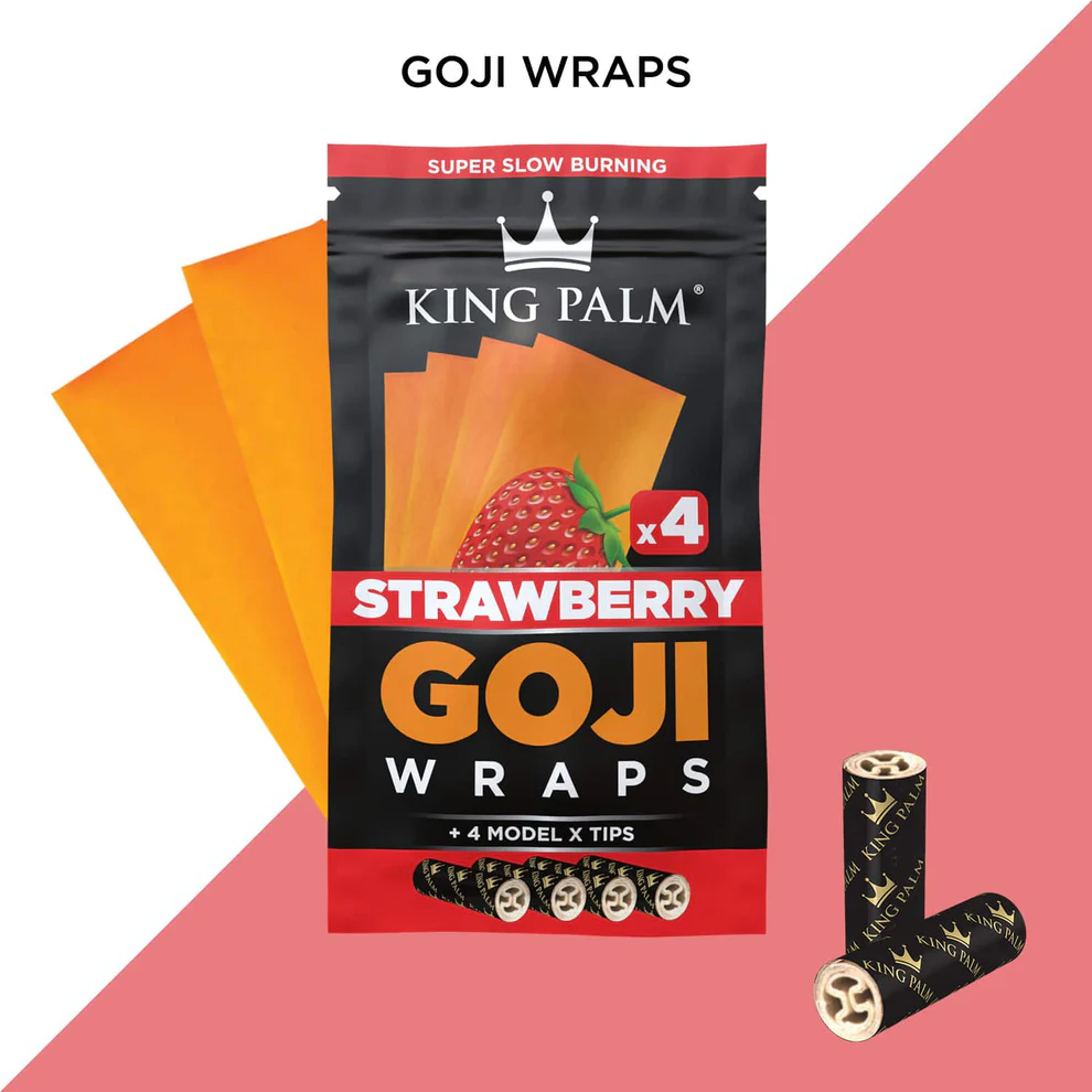 Goji Wraps strawberry King Palm Goji Wraps - Strawberry