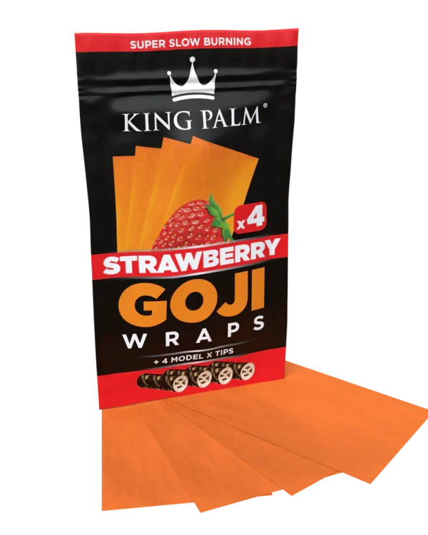 King Palm Goji Wraps - Strawberry Wraps