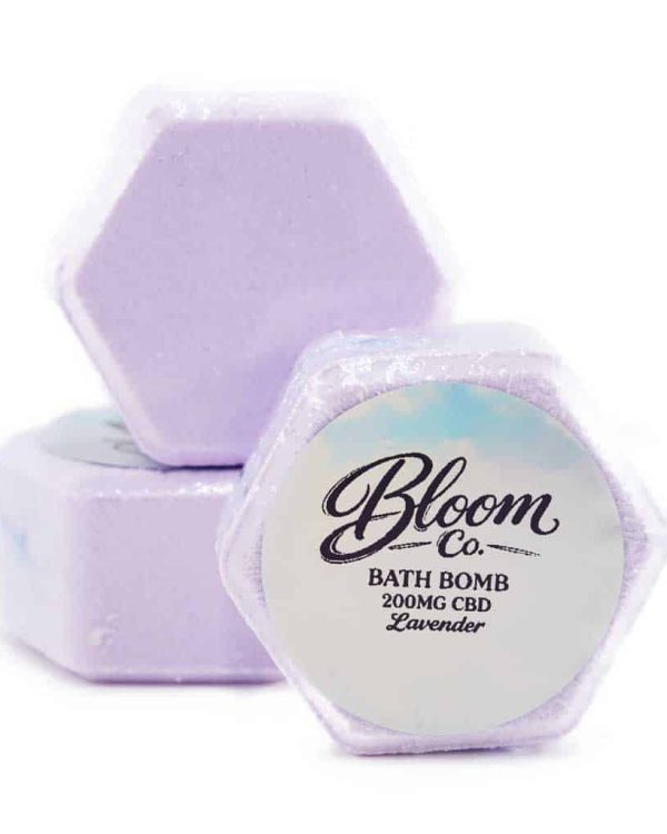 Bloom Co. – Lavender Bathbomb 200MG CBD