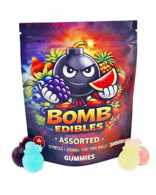 BOMB EDIBLES 3000MG ASSORTED